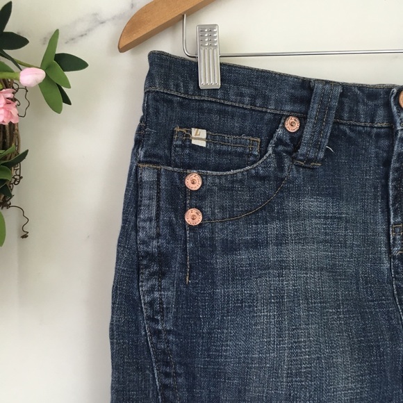 💙SOLD💙Z.Cavaricci Denim Mini Pencil Skirt - Picture 2 of 5